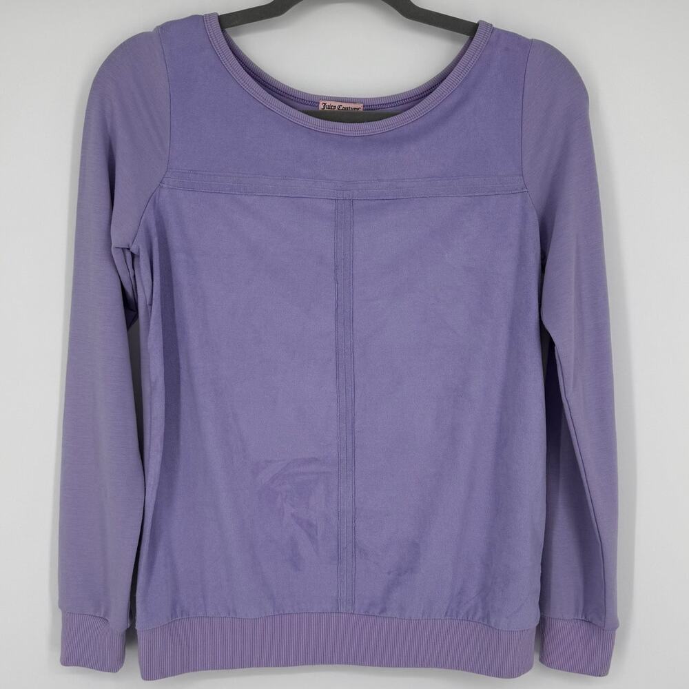 Juicy Couture Lavender Sweatshirt SZ S Light Weight Super Soft Vintage